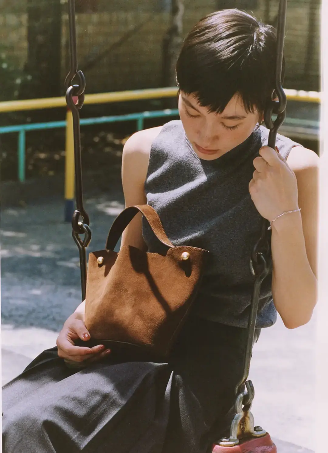 애테 FILO BAG MINI_DARK BROWN SUEDE 상품 이미지 2