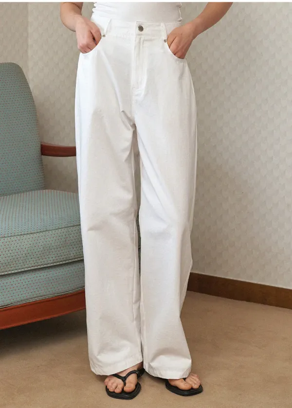  [25-36]  Hilda Back Bizo Wide Pants  힐다 백 비조 와이드 팬츠(여름-데일리룩-캐주얼룩-데이트룩-출근룩-와이드-롱-요크-비조-트렌디-자체제작-빅사이즈) 