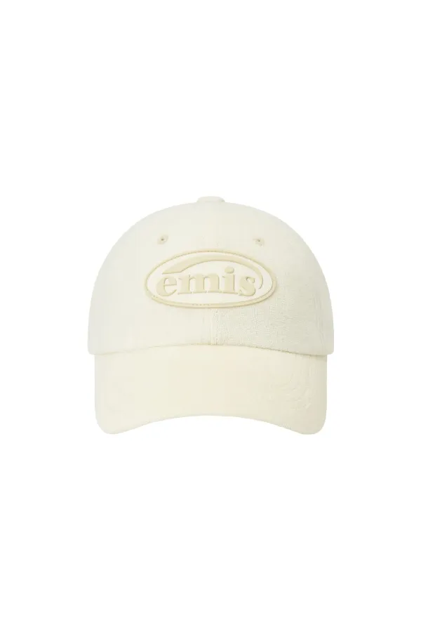 TERRY BALL CAP-IVORY