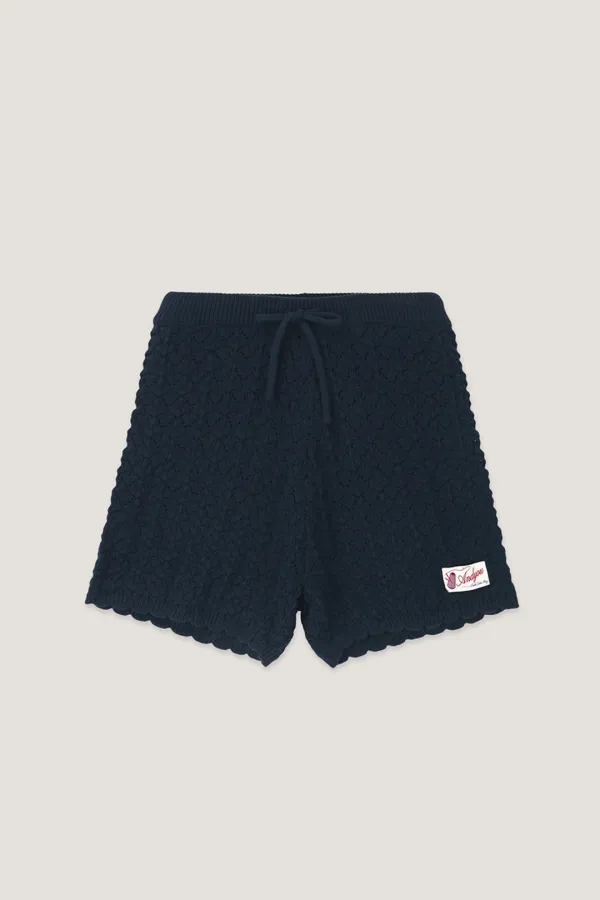 로빈슨 크로쉐 니트 쇼츠 (Navy)