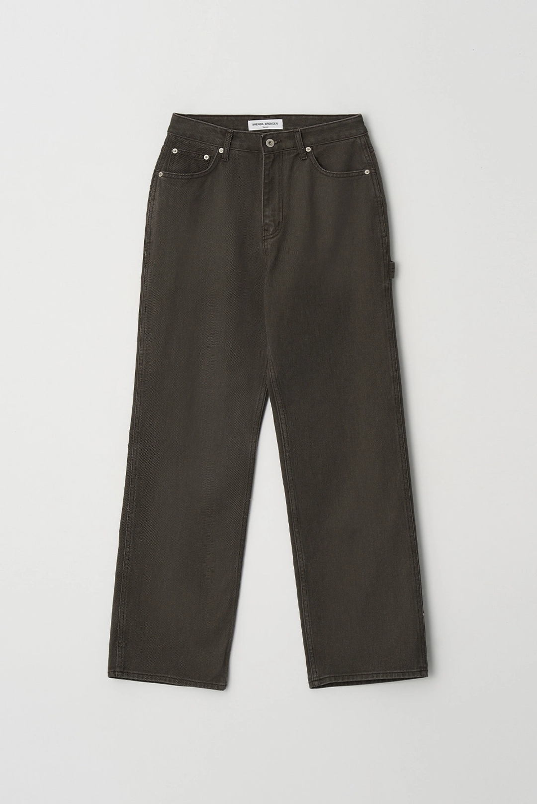 브렌다 브렌든 cation color pants - brown 상품 이미지 1
