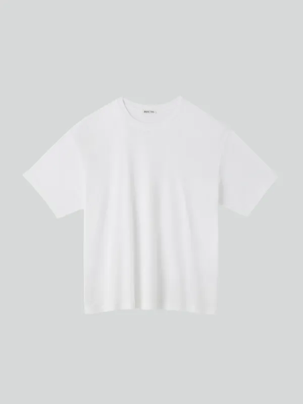 LOOSE FIT SHEER T-SHIRT (OFF WHITE)