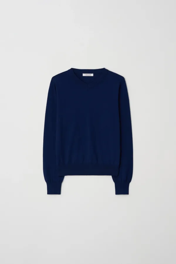 [2nd] Low V-neck Knit