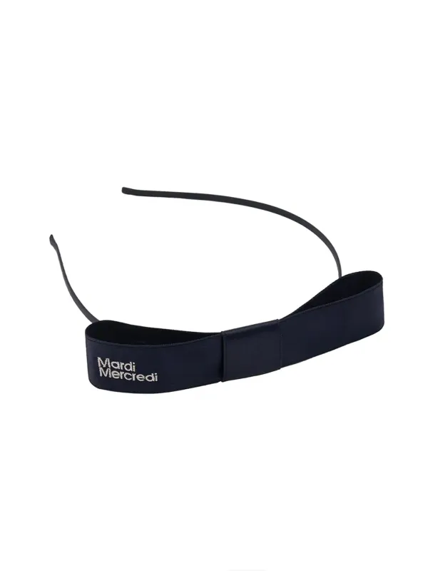 HAIR BAND RIBBON_NAVY
