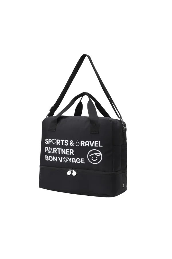 [Piv\'vee X TCG] Bon Voyage Boston Bag (ebony black)