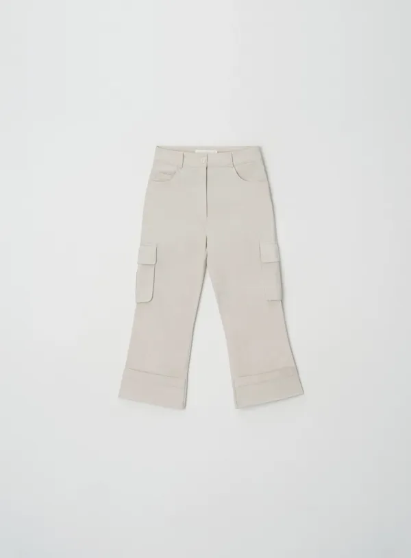 [5TH]Jane cargo capri pants