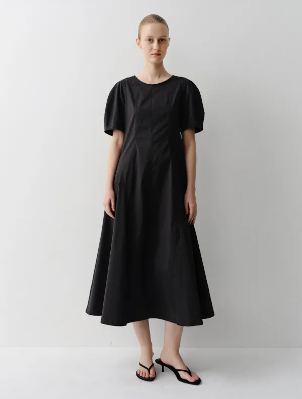 Faye Flare Dress (Black)