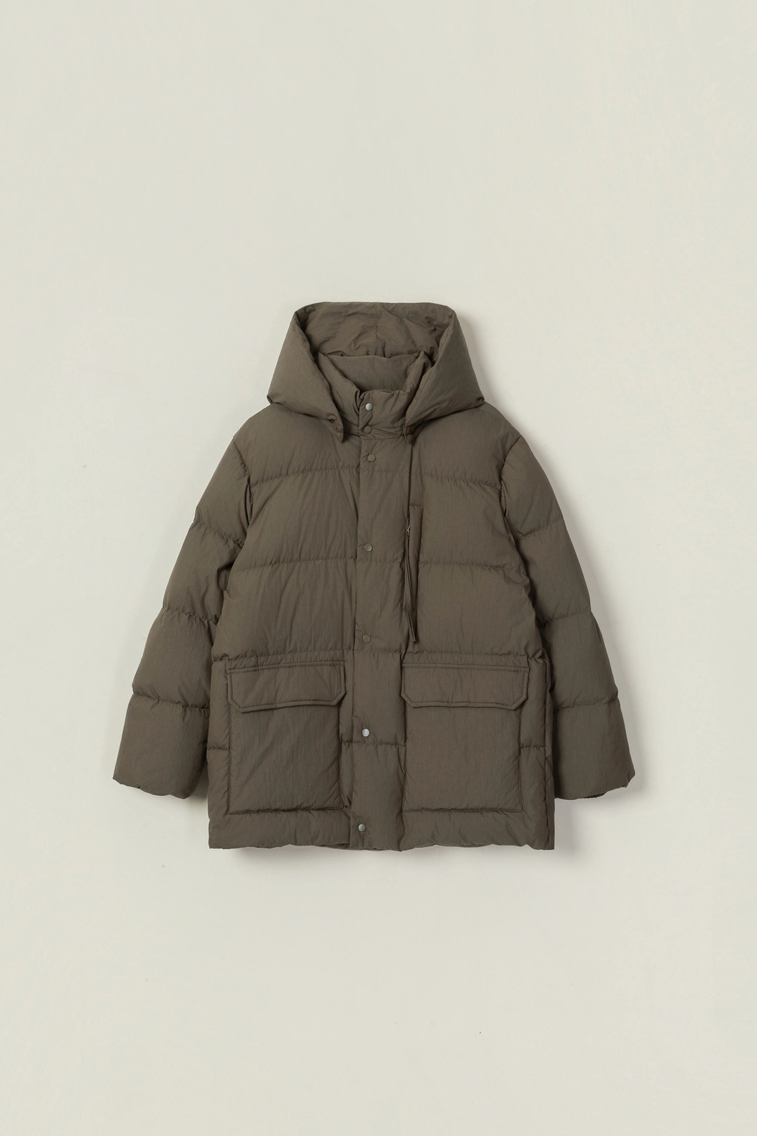 세이지먼트 MORI HOOD GOOSE PADDING_BROWN 상품 이미지 1