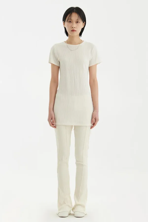 Long-Line Jersey T-Shirt