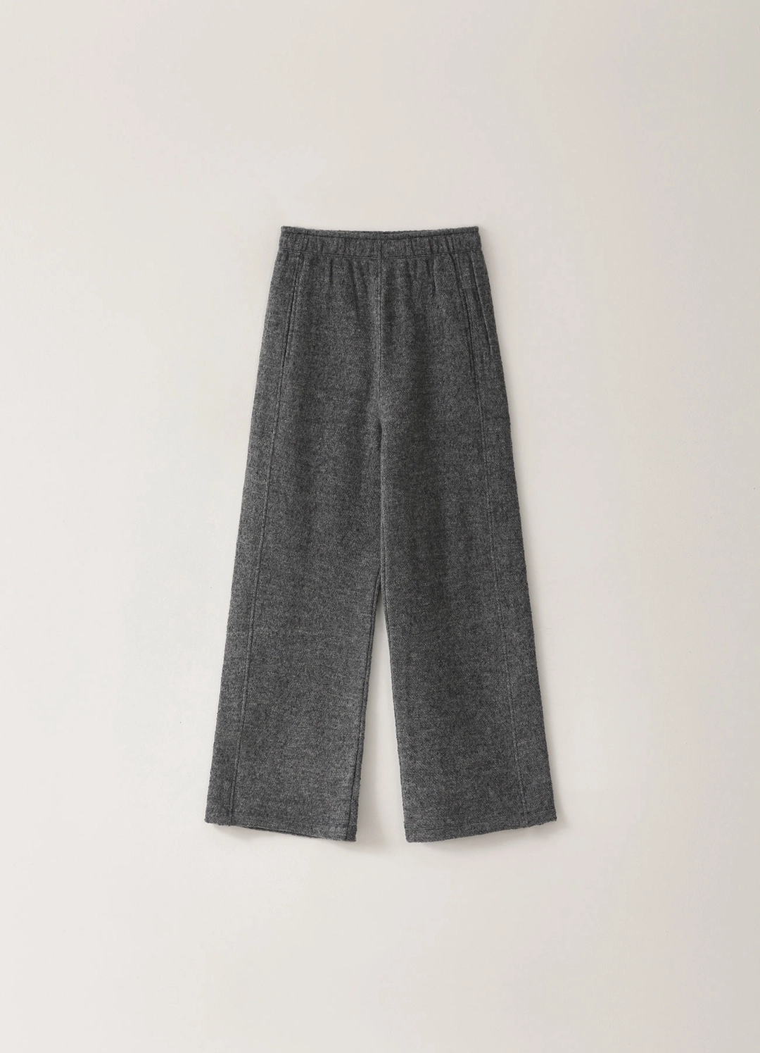 페블엠 Wool Boucle Banding Pants - Charcoal 상품 이미지 1