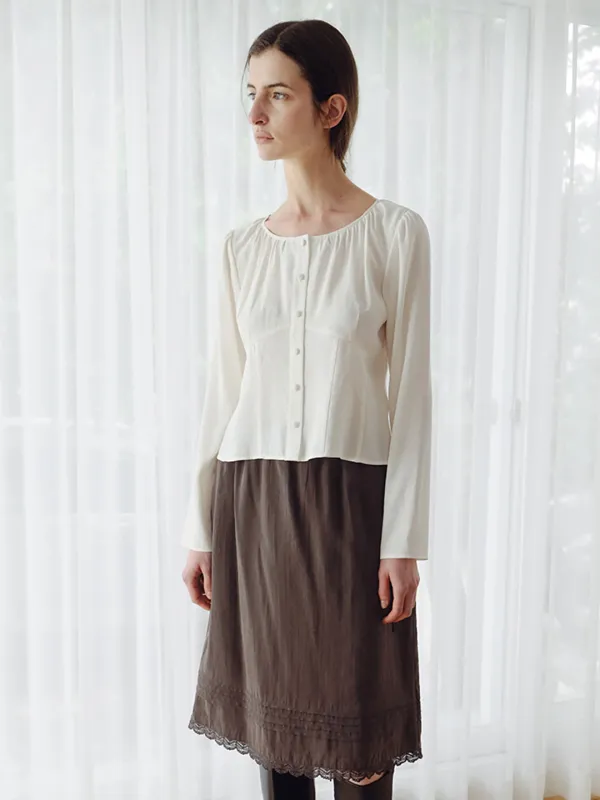 ROEL LACE STRING SK_BROWN
