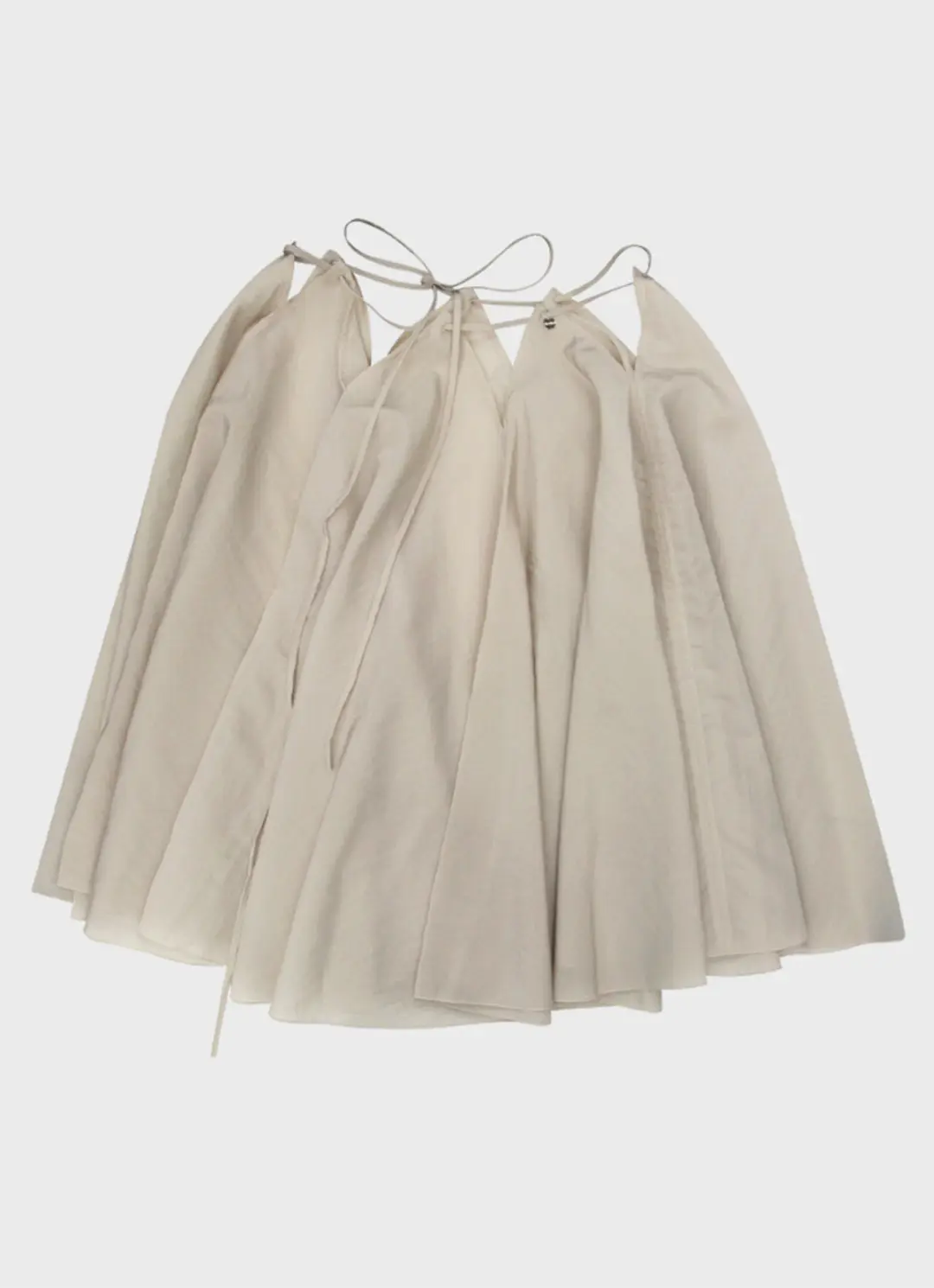 프레클 pleats long tie skirt 상품 이미지 3