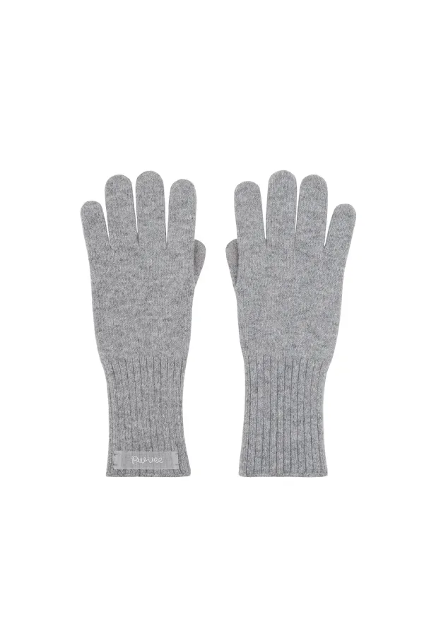 Piv\'vee Cashmere Touch Gloves (heather grey)