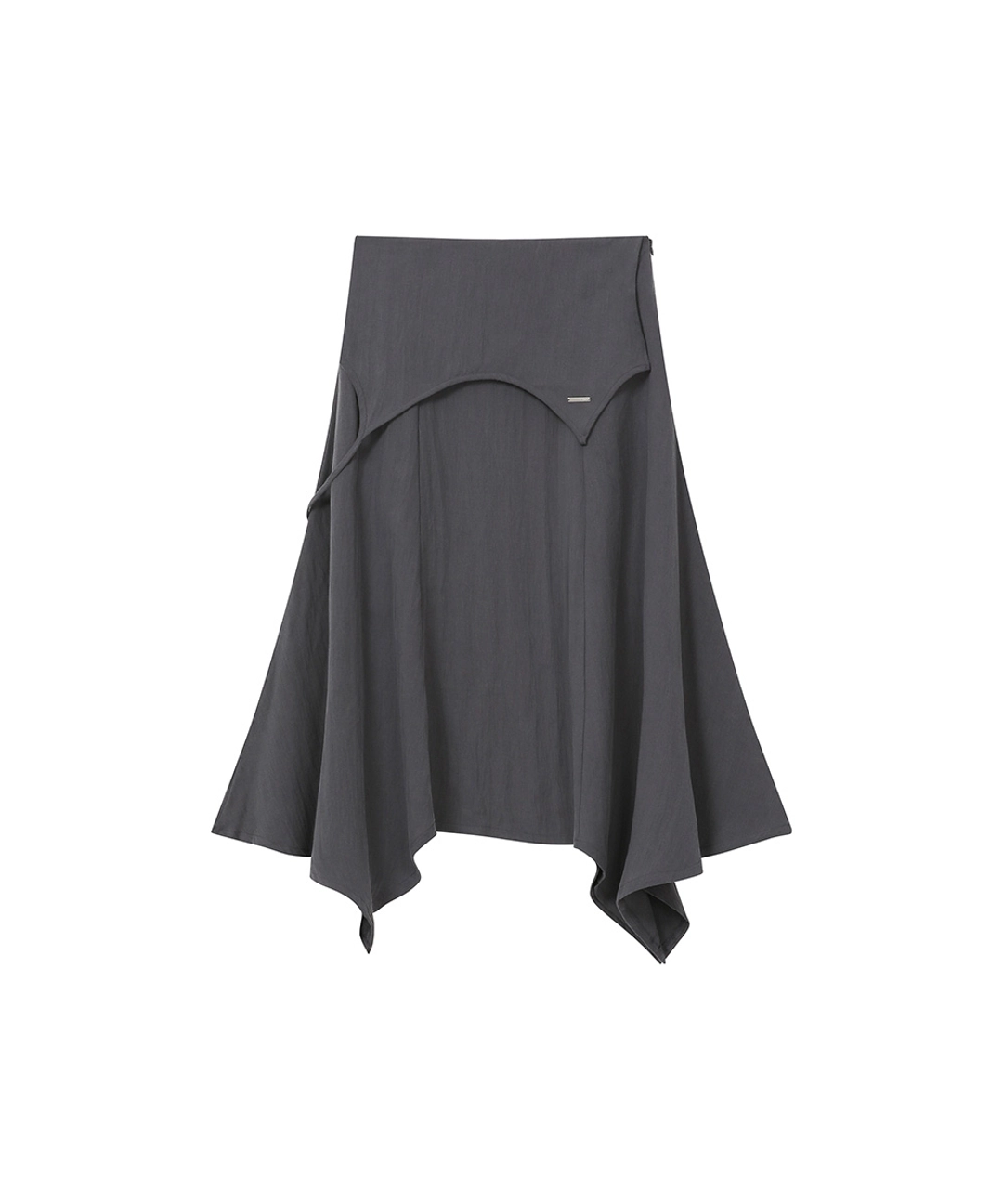 미세키서울 Flutter folding skirt CHARCOAL 상품 이미지 1