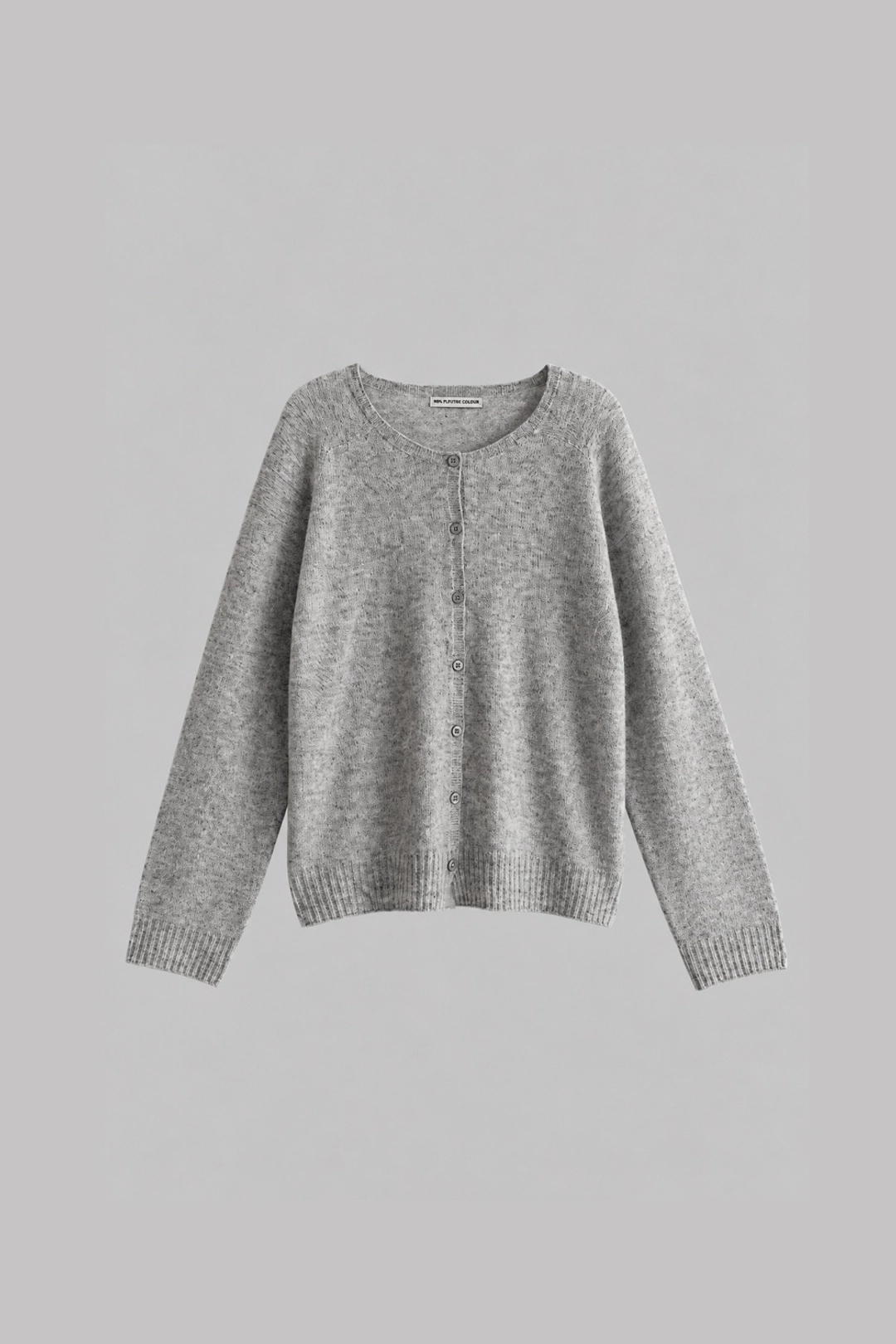 오에프씨 Fine Round Cardigan (heather gray) 상품 이미지 1