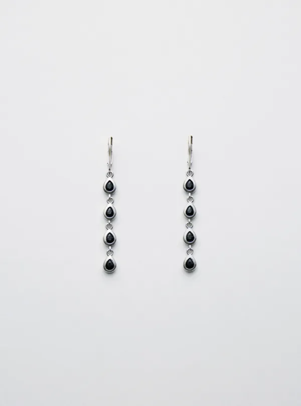 Noir Drop Earrings