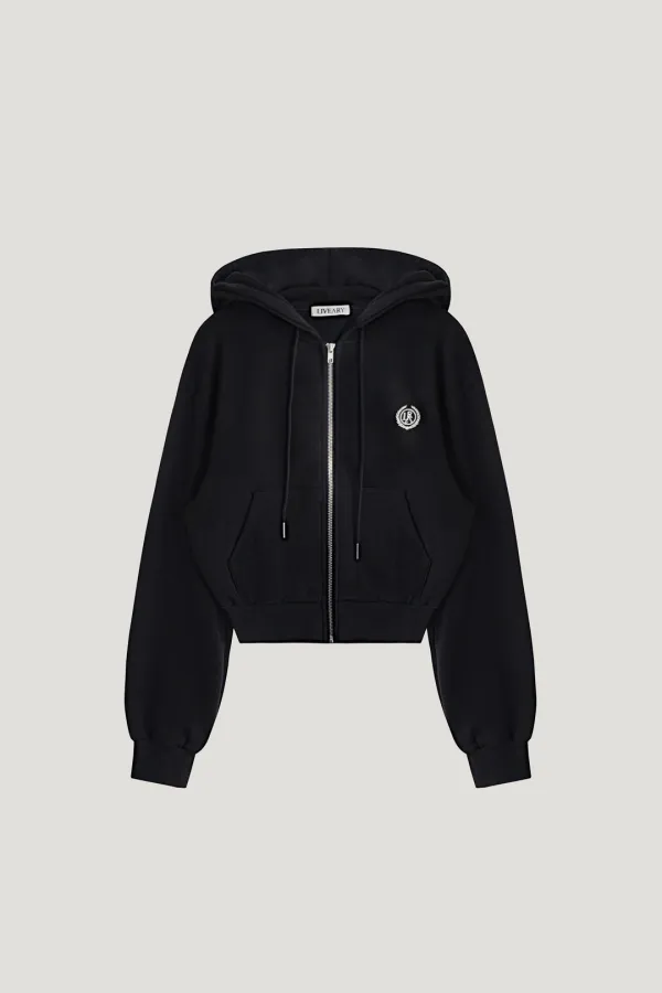 [L/V] OG LINE HOODIE (BLACK)
