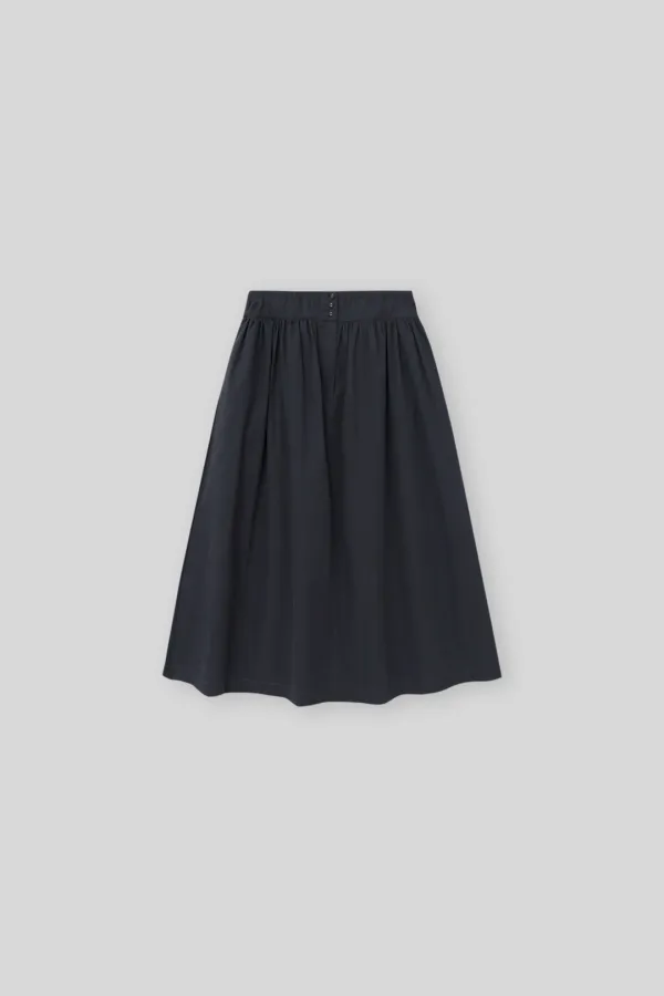 Labe cotton skirt (navy)