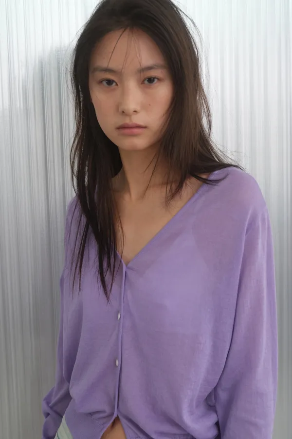 MELLOW CARDIGAN_purple