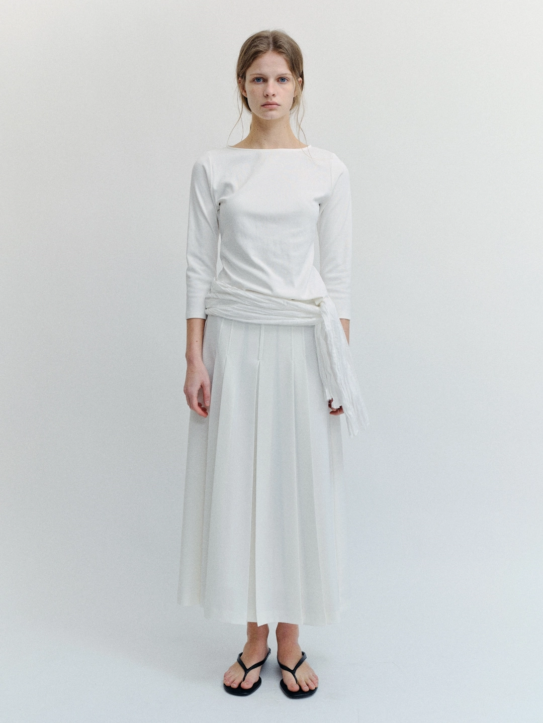 톨로 Pleated Midi Skirt 상품 이미지 2