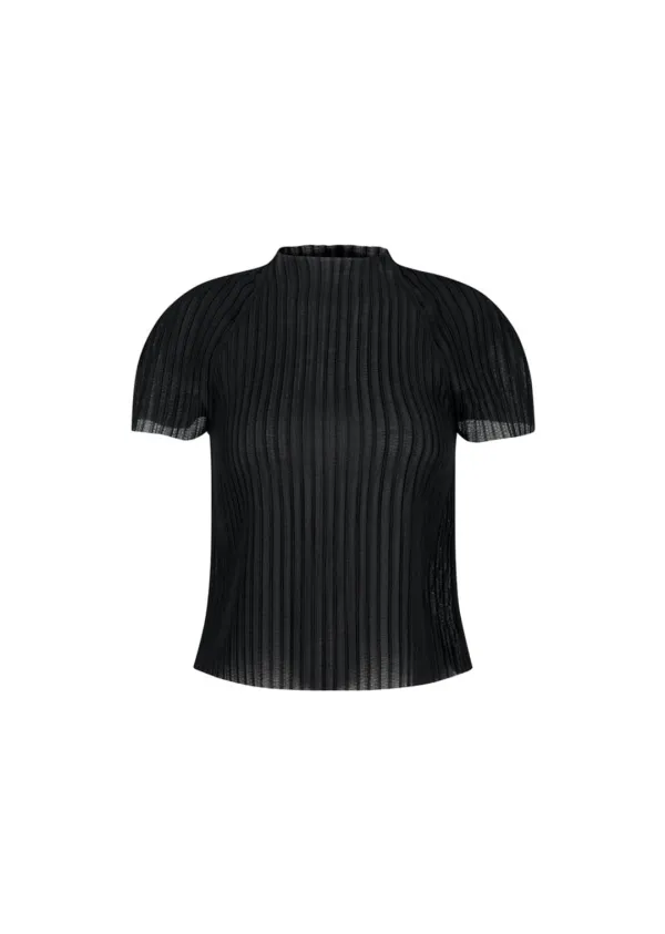 [예약주문] Women\'s Pleats Raglan Top, Black