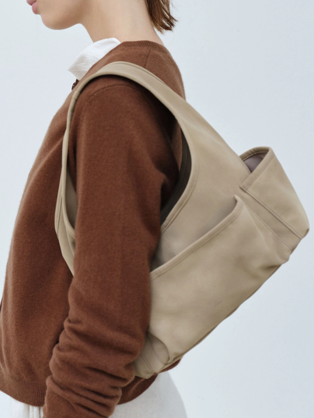 오브히 포니 숄더백 Poni Shoulder Bag_Toffee 상품 이미지 2