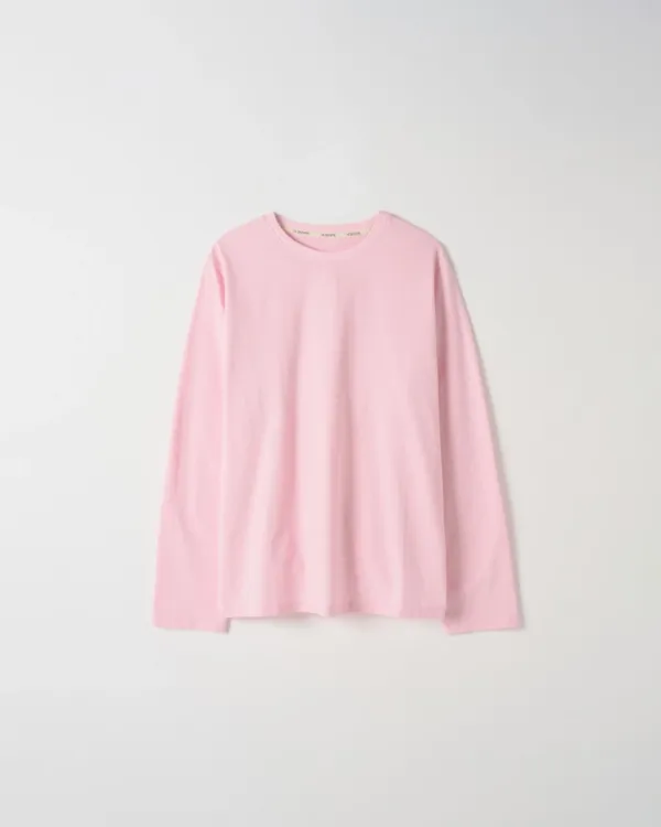 Stripe Long Sleeve T-shirt [PINK]