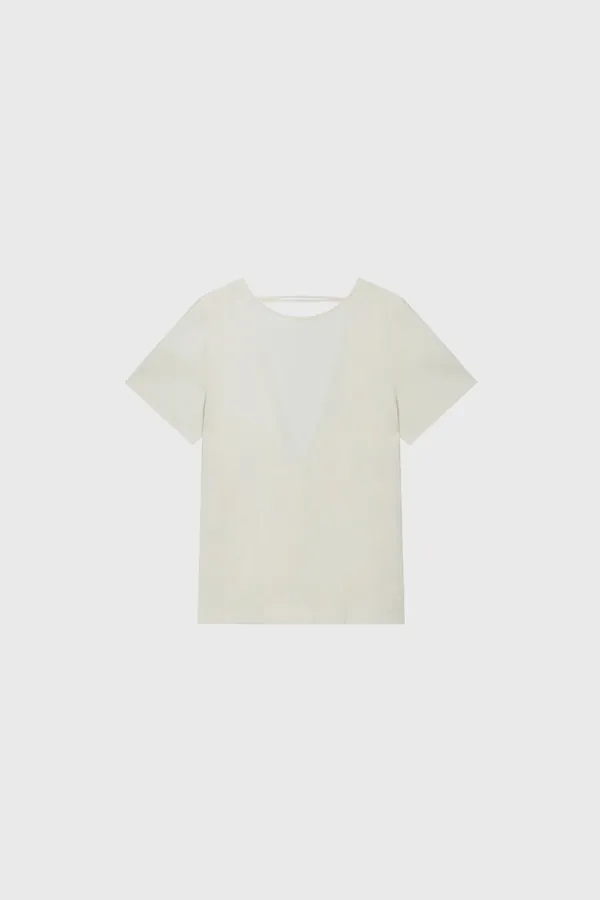 Backless Blouse (Ivory)