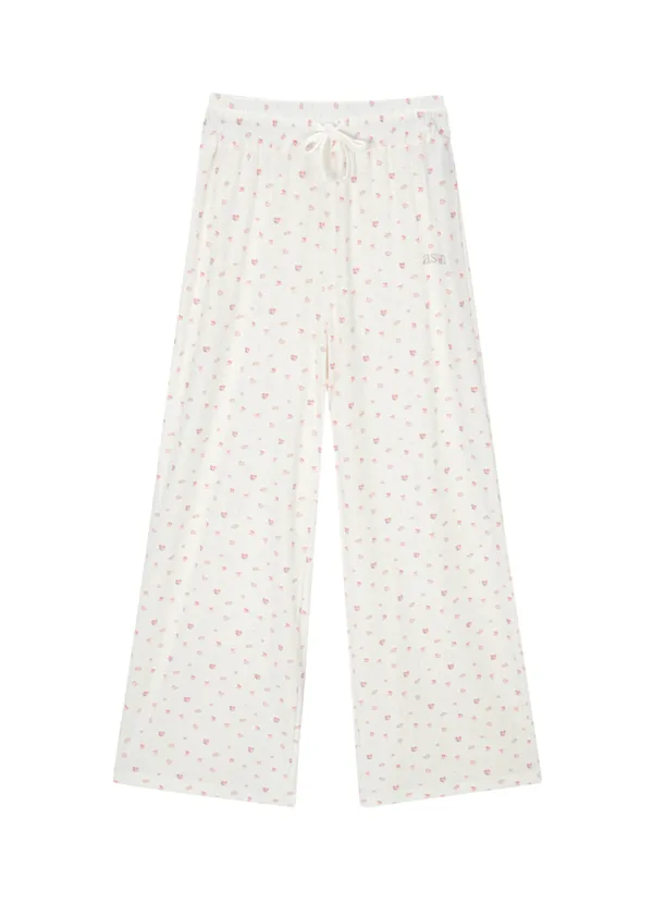 COZY WIDE PANTS / PINK