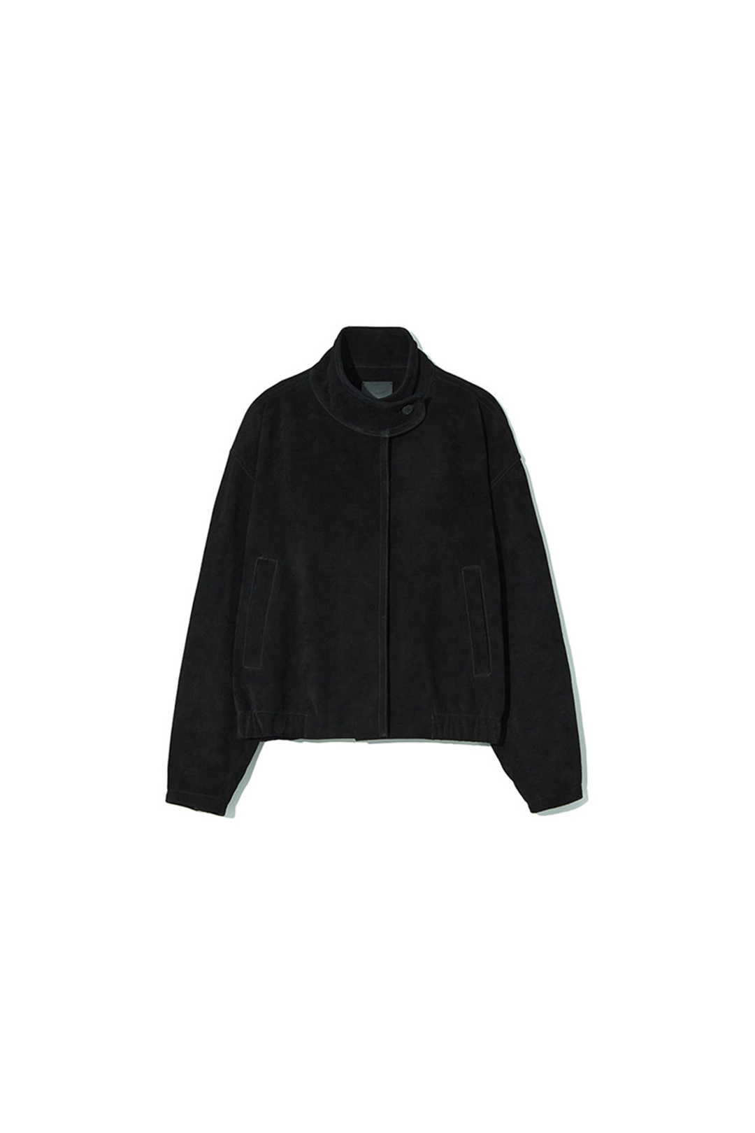 르917 FUNNEL NECK SUEDE BLOUSON [BLACK] 상품 이미지 1
