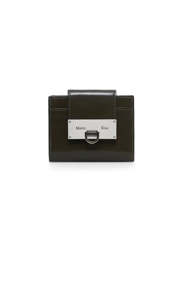 MATIN ARCH RING FLAP WALLET IN KHAKI