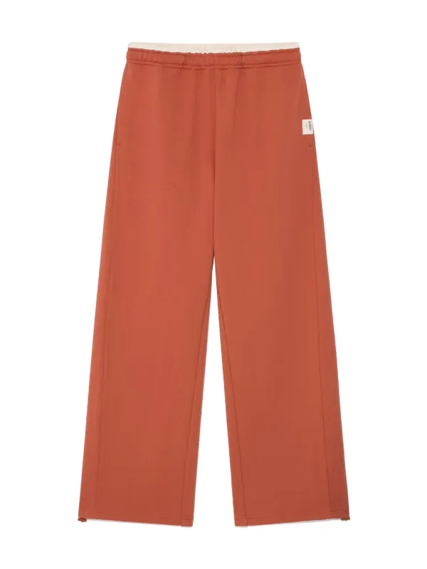 G CONTRAST SWEATPANTS (ORANGE)