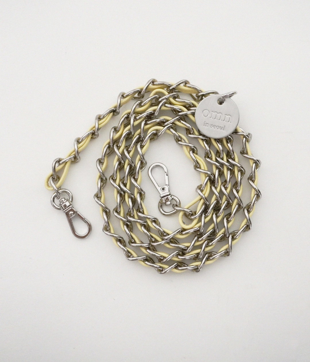 옴니포턴트 leather keyring chain_butter 상품 이미지 1