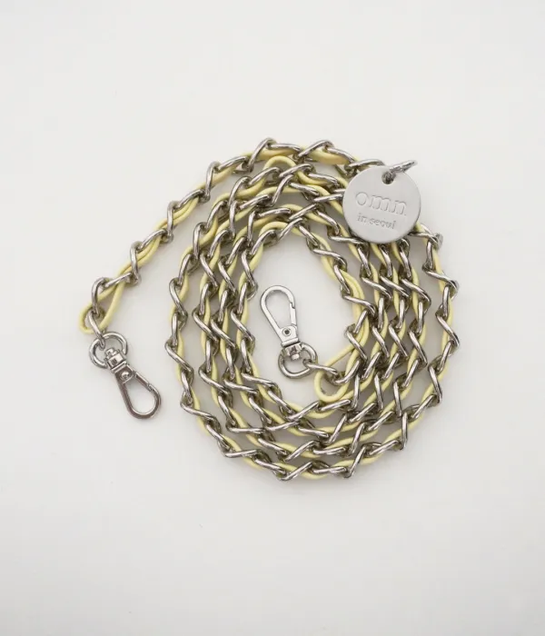 leather keyring chain_butter
