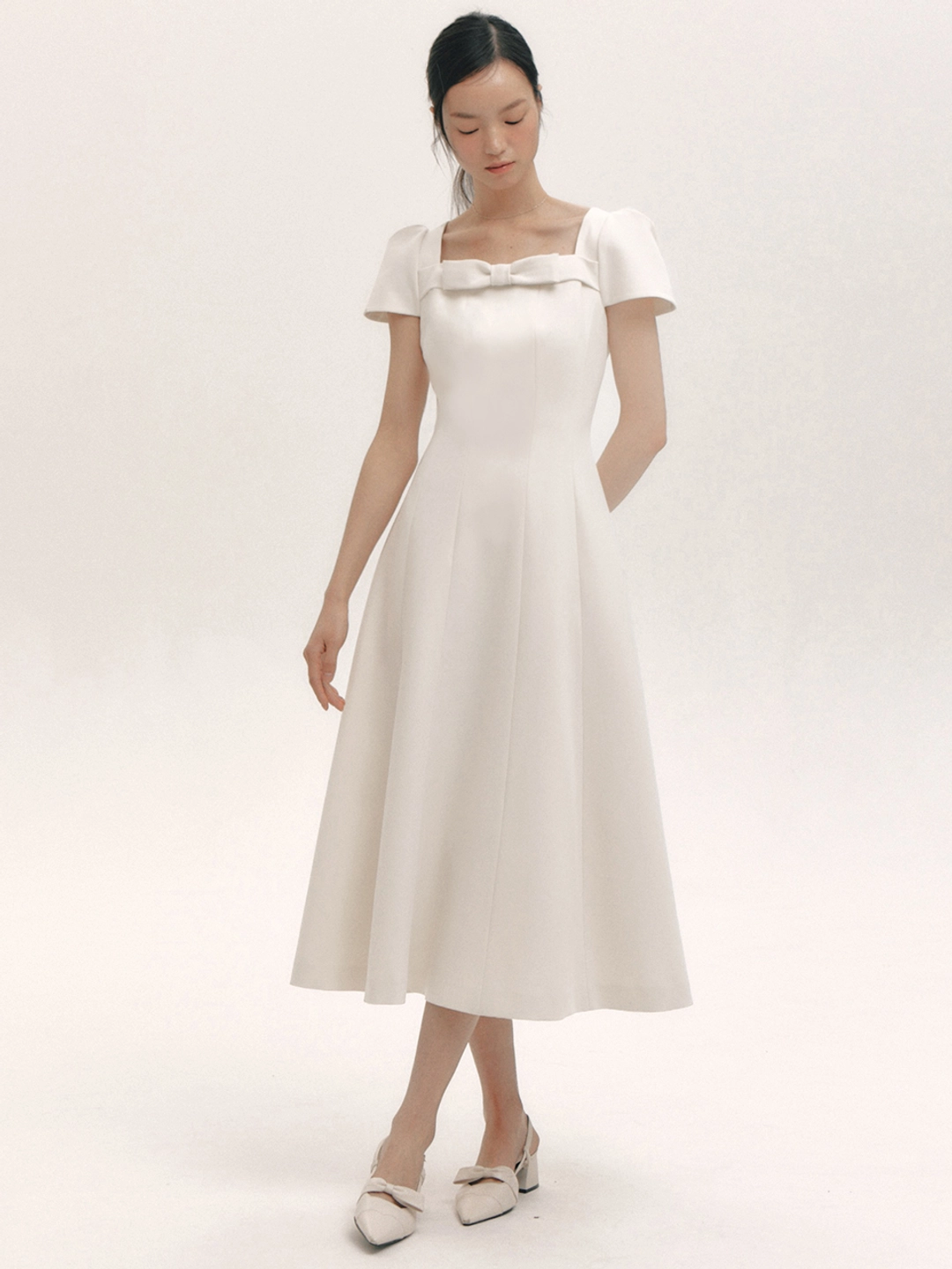 플로움 Belle Ribbon Dress(2color) 상품 이미지 2
