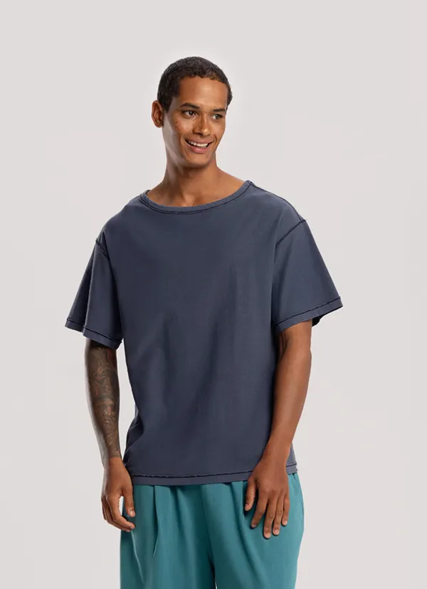 Sunny short sleeve (Unisex)_Dark Sapphire