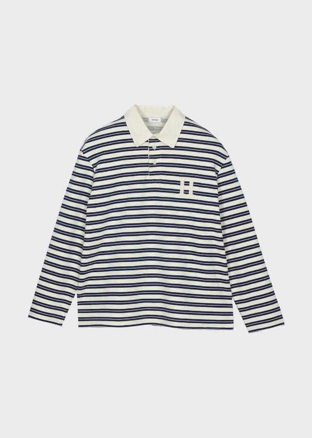 a stripe rugby t-sh (navy)