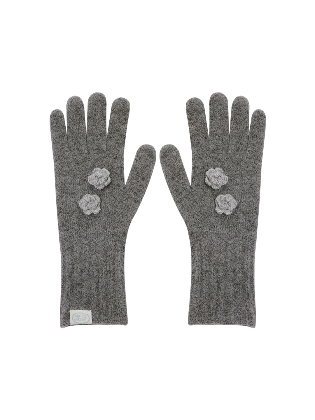 마가린핑거스 CORSAGE KNIT GLOVES (CHARCOAL) 상품 이미지 1