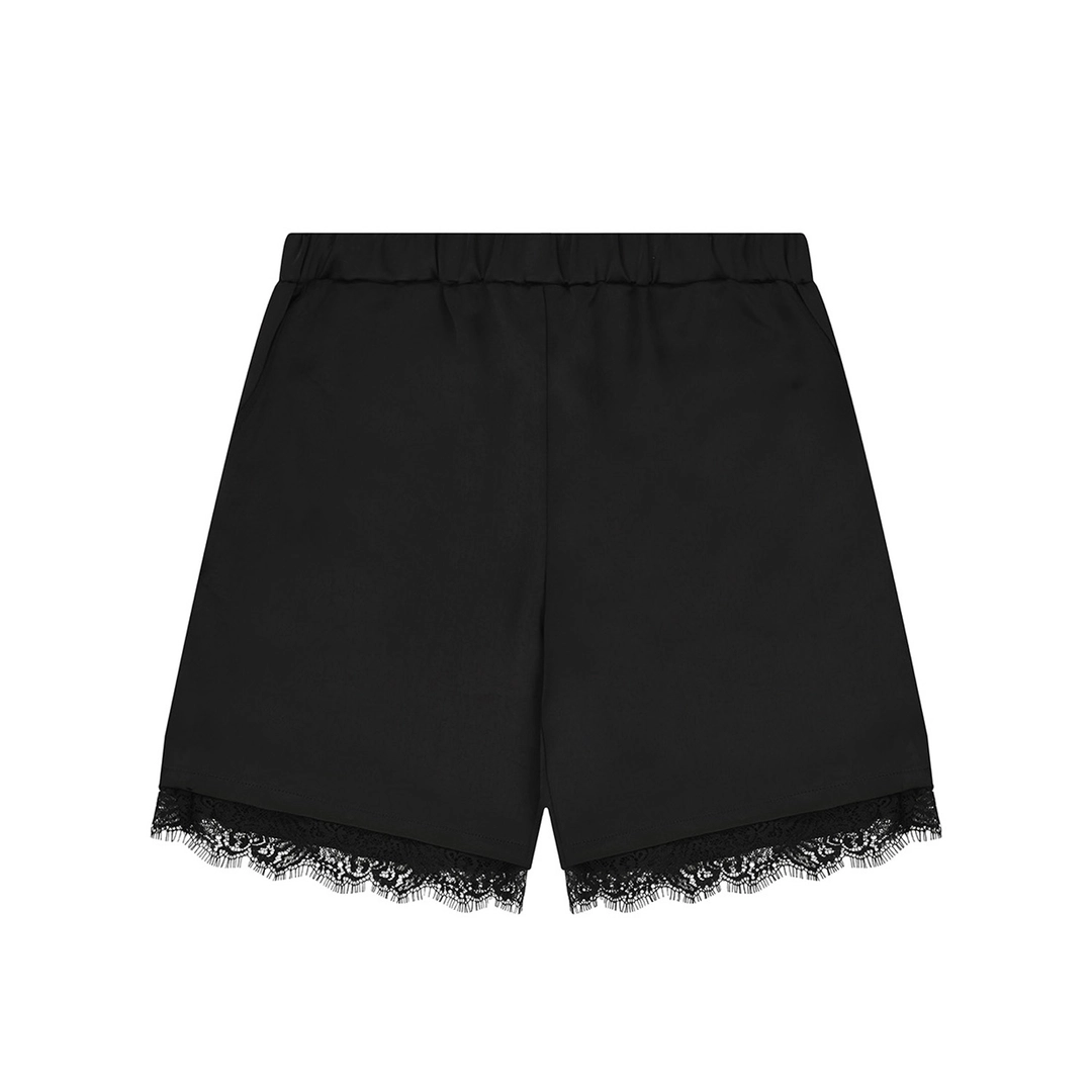 분크 [아울렛] Soft Lace Shorts (소프트 레이스 쇼츠) Black 상품 이미지 1