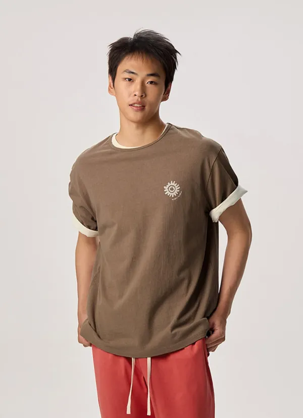 Surya drawing T (Unisex)_Brown