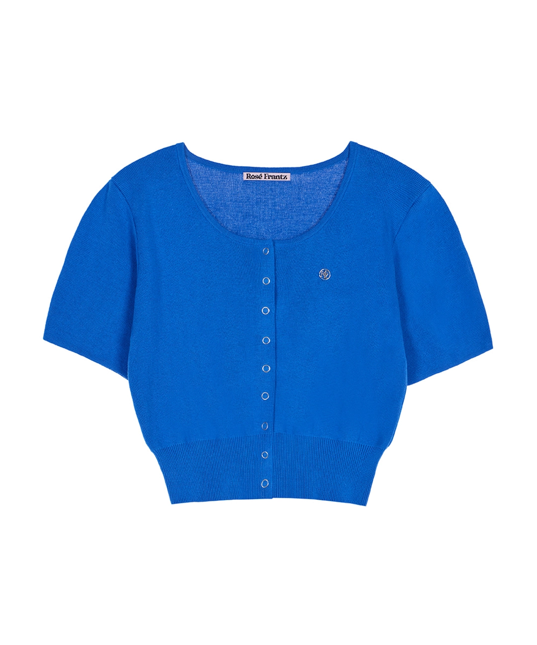 로제프란츠 Eyelet Half Sleeve Cardigan [Blue] 상품 이미지 2