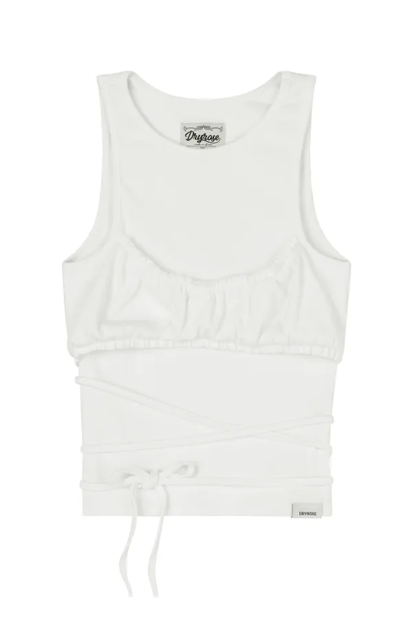 FRILL STRING CAMI TOP (IVO)