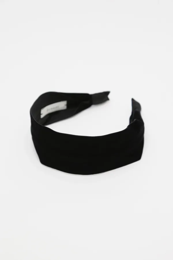 Velvet Hair Band 002_Black