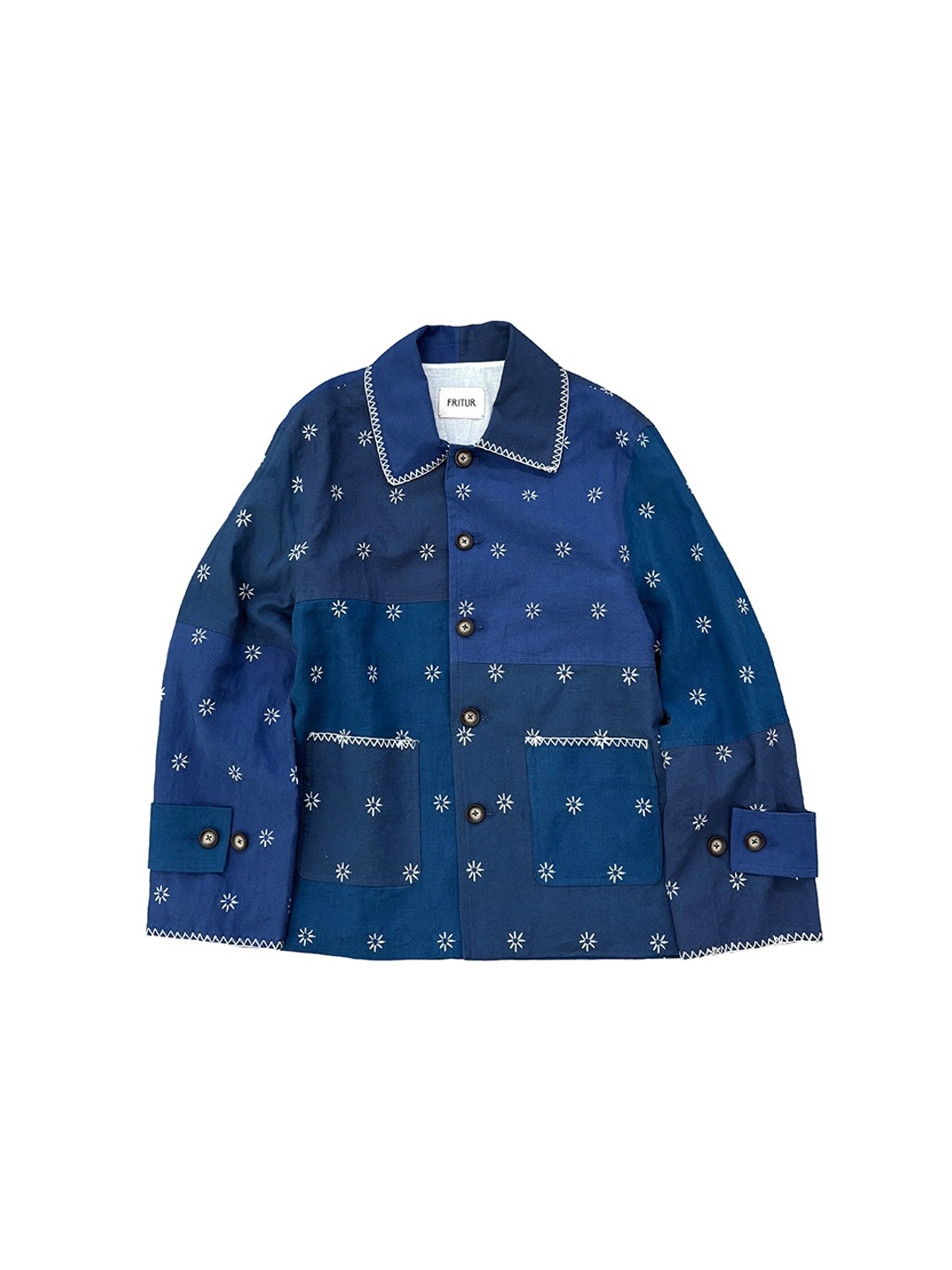 프리터 The KYOTO Patchwork Jacket Blue_F253JK12 상품 이미지 2