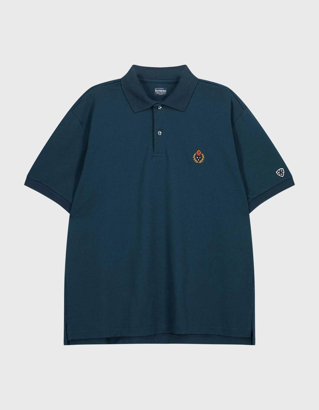 헤리티지플로스 CREST PIQUE SHIRT / Navy 상품 이미지 1