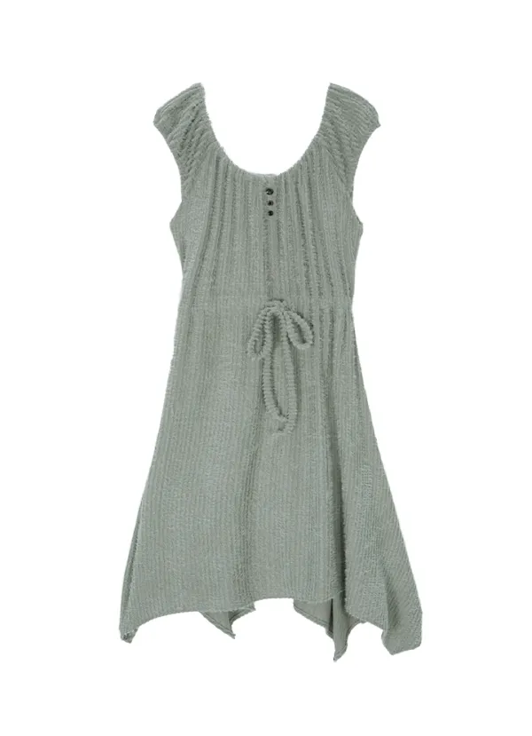 RUE PUFF DRESS / GRAY