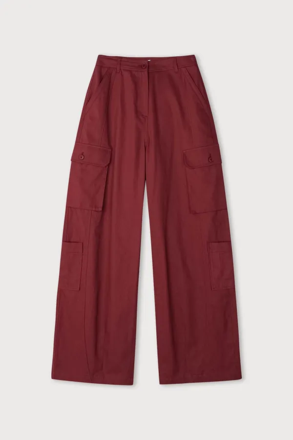 SIDE POCKET COTTON PANTS