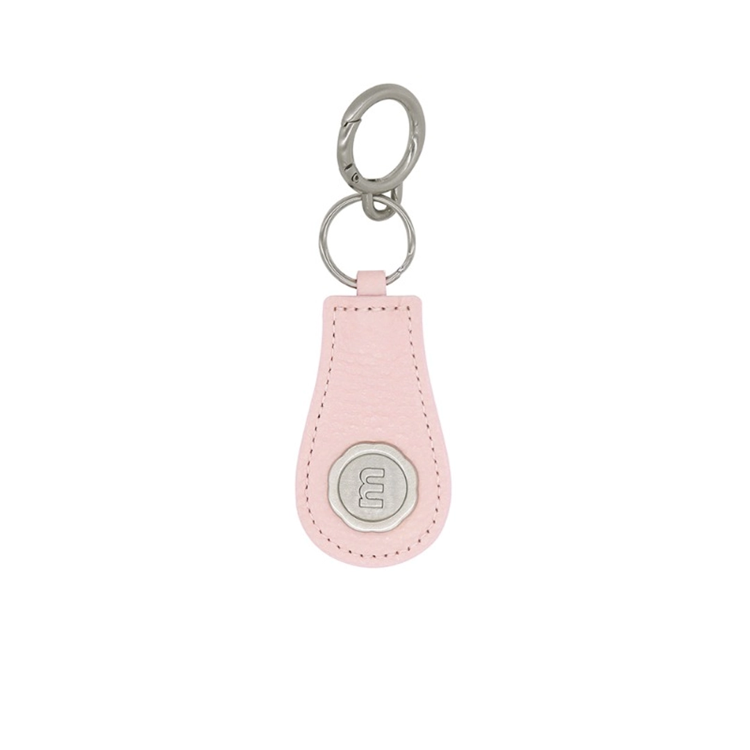 미닛뮤트 m silver logo keyring - shy pink 상품 이미지 1