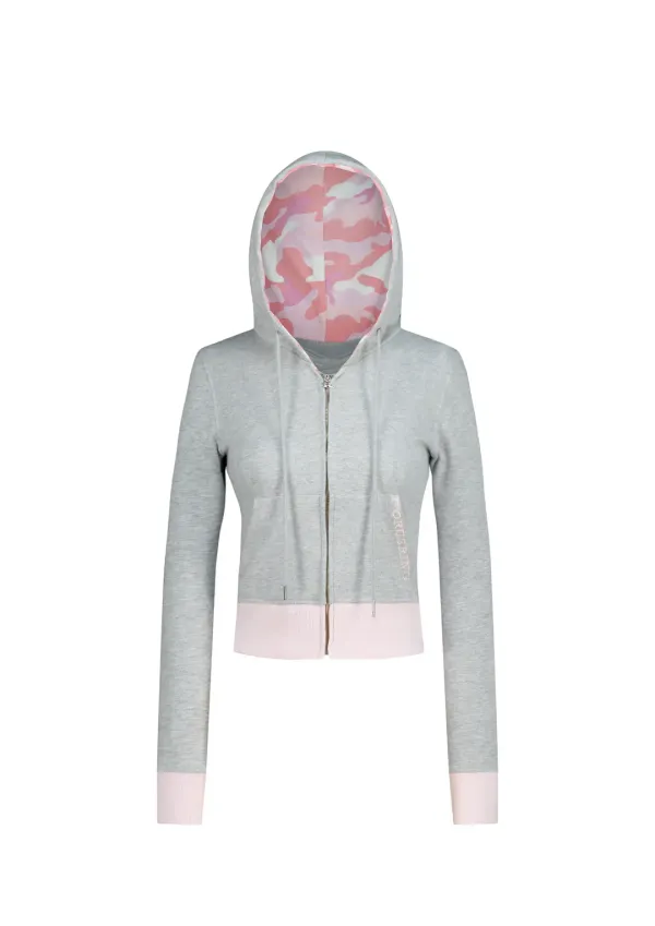 BEBE CAGO TRAINING HOODIE [GREY]