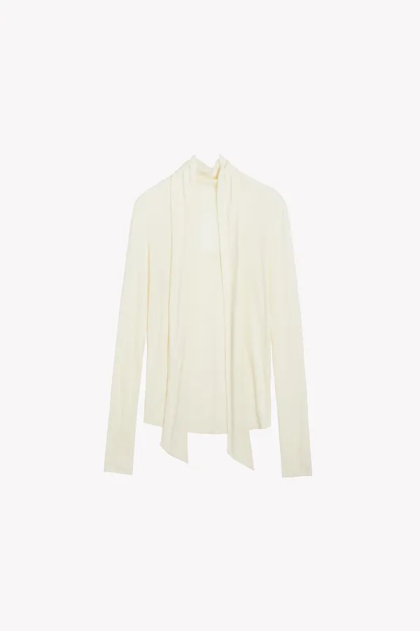 Lane Scarf Tee (Cream)